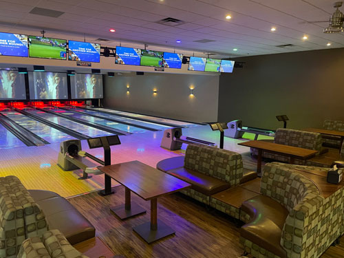 bowling lanes