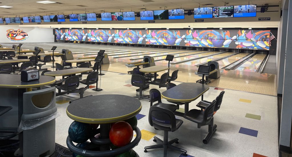 bowling lanes