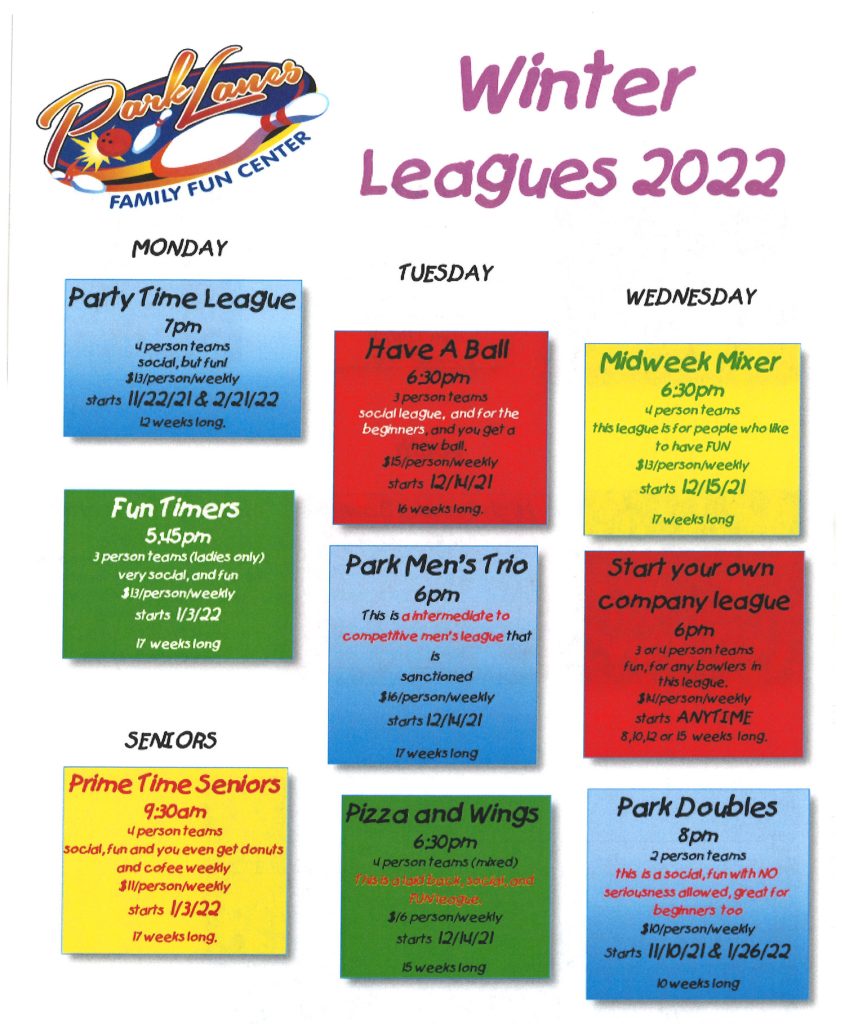 league schedule